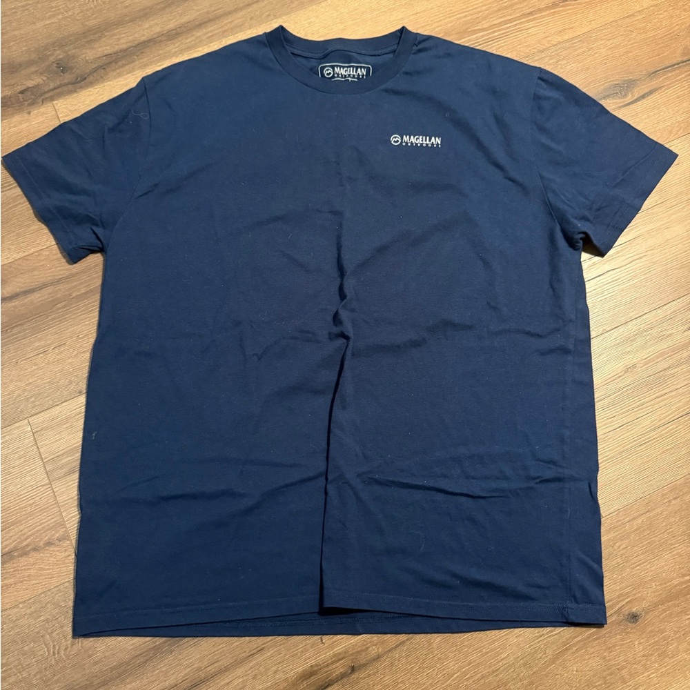 Magellan Outdoors Men's Dark Blue Short Sleeve Tee
